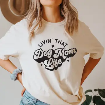 Dog mom life tee| Comfort Colors