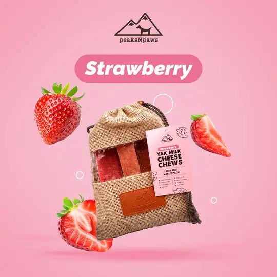 Strawberry Yak Chew